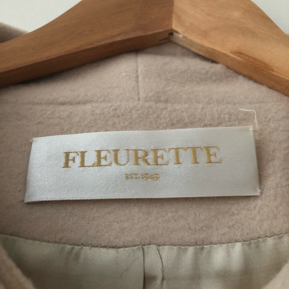 Fleurette Loro Piana Wool Camel Car Coat - Picture 8 of 12